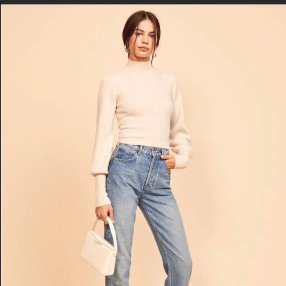 Reformation Open Back Cashmere Sweater - Picture 2 of 7